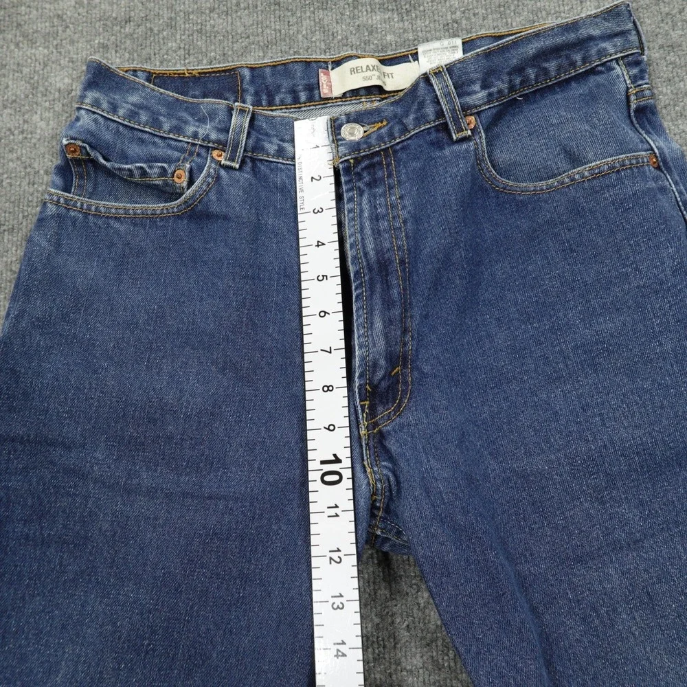 Vintage Levi's 550 Jeans Mens 34x30 Blue Relaxed Fit Tapered Leg Medium Wash Y2K